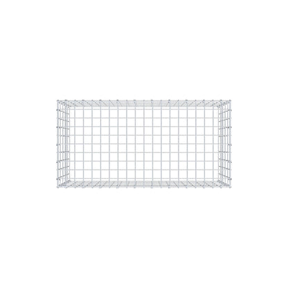 Anbaugabione Typ 3 100 cm x 50 cm x 50 cm (L x H x T), Maschenweite 5 cm x 10 cm, C-Ring