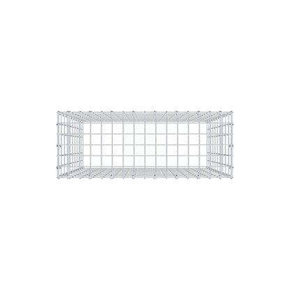 Gabbione aggiuntivo di tipo 3 100 cm x 80 cm x 30 cm (L x H x P), maglia 5 cm x 10 cm, anello a C