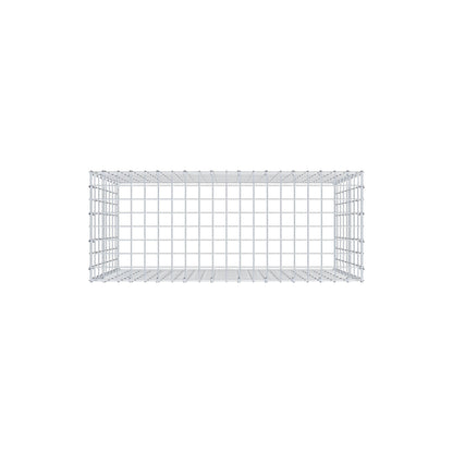 Gabbione aggiuntivo di tipo 3 100 cm x 80 cm x 40 cm (L x H x P), maglia 5 cm x 10 cm, anello a C
