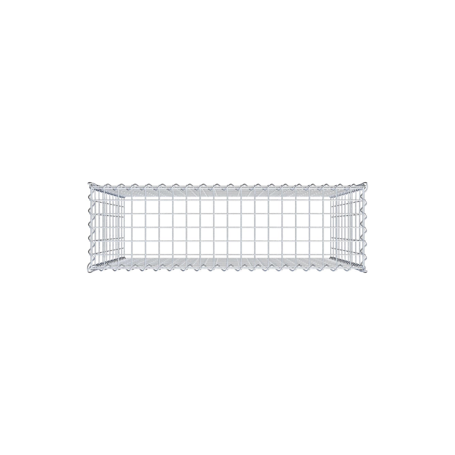 Påväxt gabion typ 3 100 cm x 100 cm x 30 cm (L x H x D), maskstorlek 5 cm x 10 cm, spiral