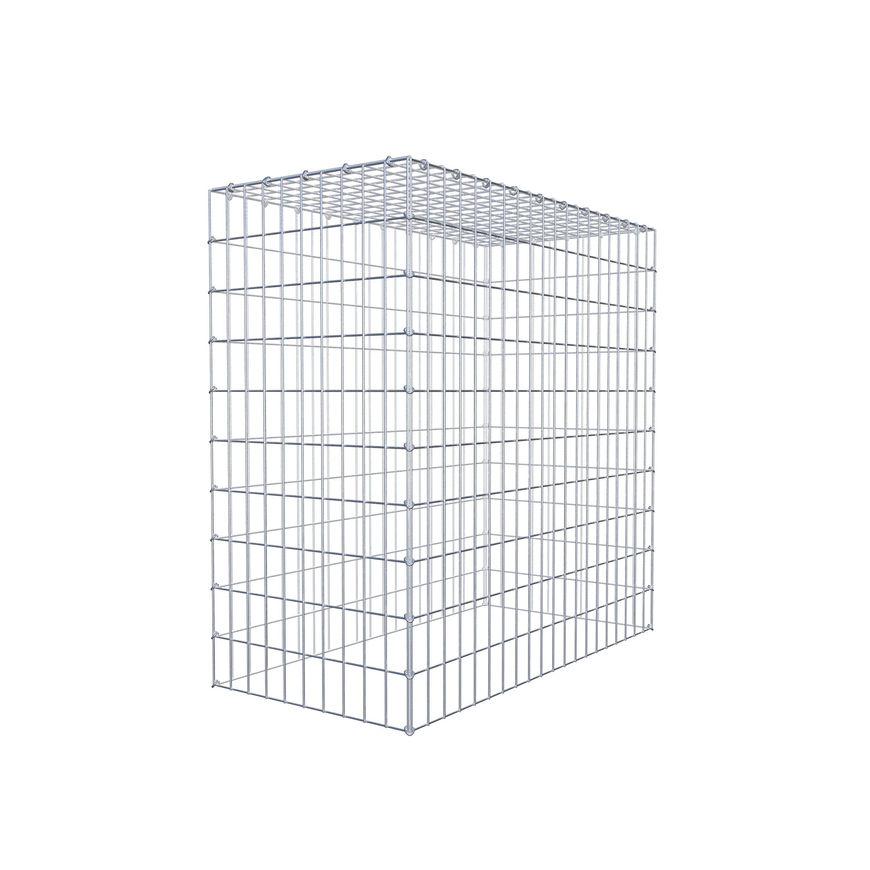 Mounted gabion type 3 100 cm x 100 cm x 50 cm (L x H x D), mesh size 5 cm x 10 cm, C-ring