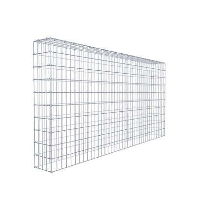 Mounted gabion type 3 200 cm x 100 cm x 20 cm (L x H x D), mesh size 5 cm x 10 cm, C-ring