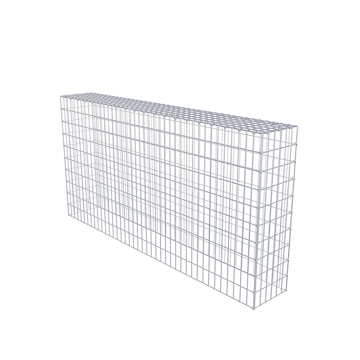 Mounted gabion type 3 200 cm x 100 cm x 30 cm (L x H x D), mesh size 5 cm x 10 cm, C-ring