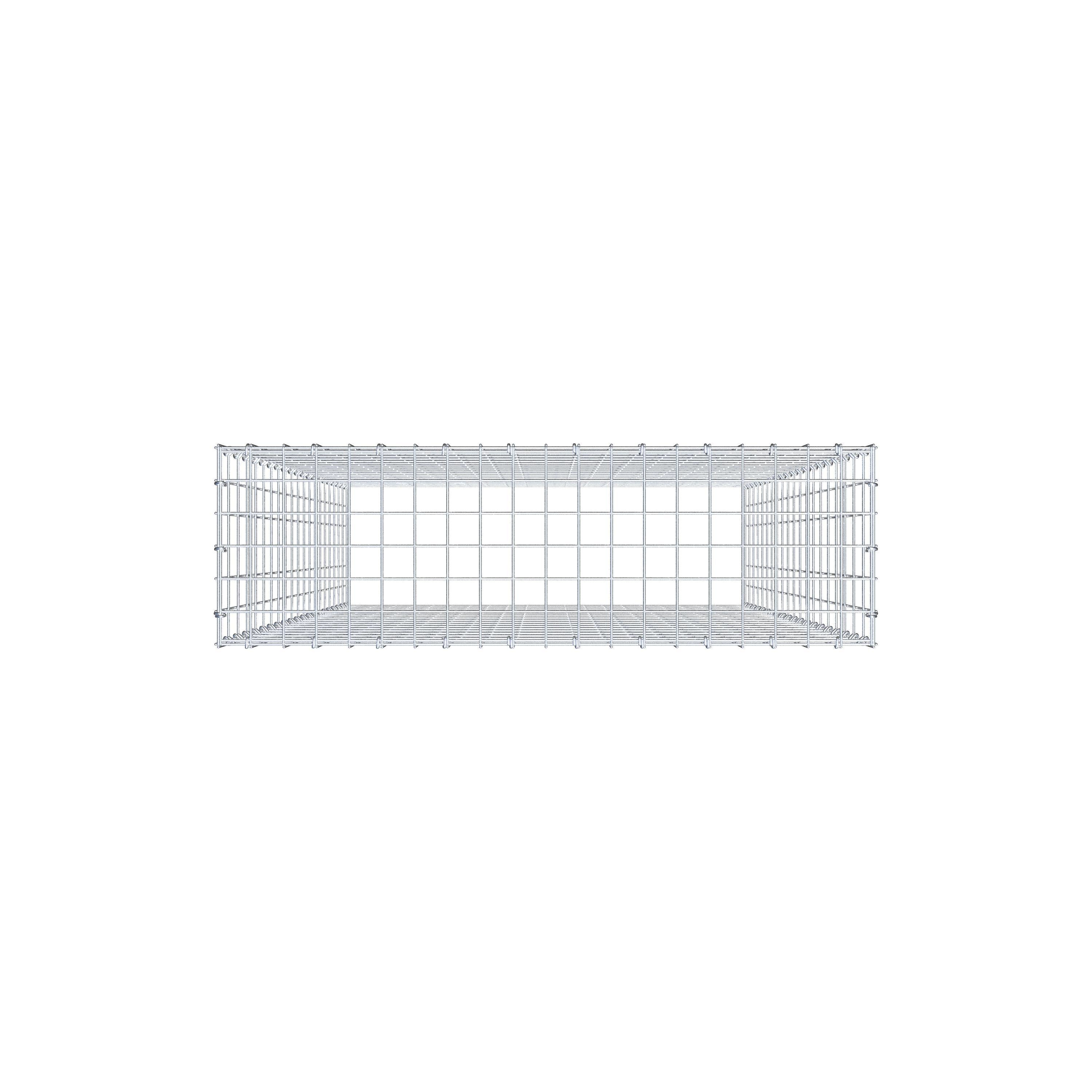 Pile aggiuntivo tipo 3 200 cm x 100 cm x 30 cm (L x H x P), maglia 5 cm x 10 cm, anello a C