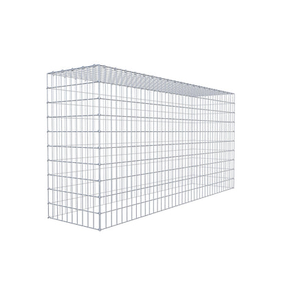 Fourche rapportée type 3 200 cm x 100 cm x 50 cm (L x H x P), mailles 5 cm x 10 cm, anneau en C