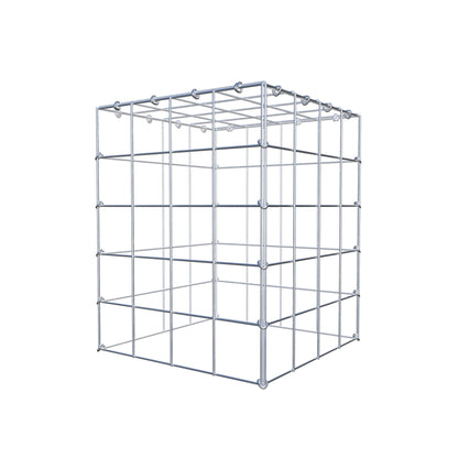 Mounted gabion type 3 50 cm x 40 cm x 40 cm (L x H x D), mesh size 10 cm x 10 cm, C-ring