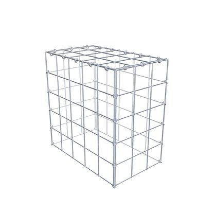 Monteret gabion type 3 50 cm x 50 cm x 30 cm (L x H x D), maskestørrelse 10 cm x 10 cm, C-ring
