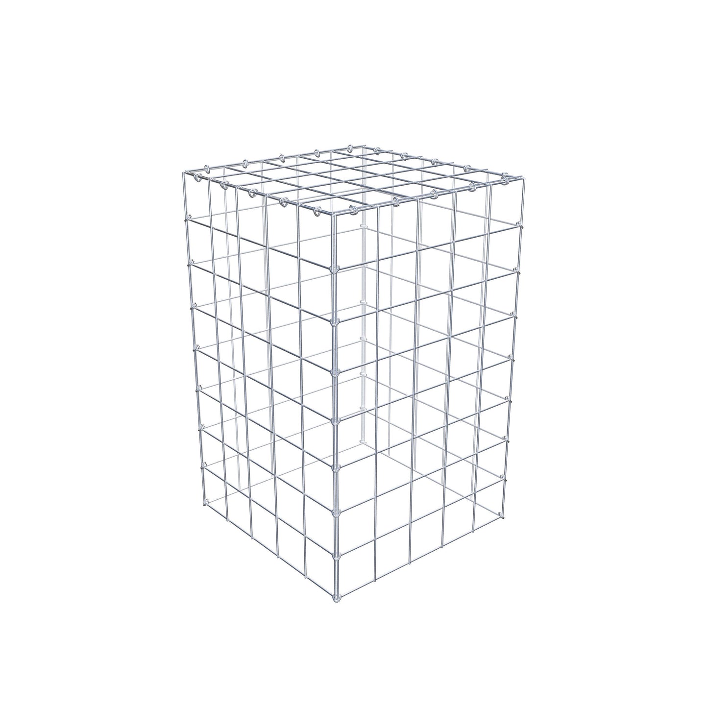 Anbaugabione Typ 3 80 cm x 50 cm x 50 cm (L x H x T), Maschenweite 10 cm x 10 cm, C-Ring