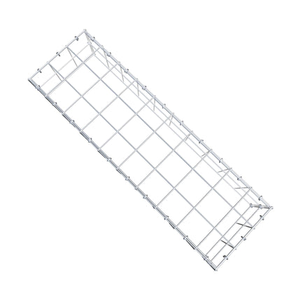 Typ 3 påbyggnadsgabion 100 cm x 20 cm x 30 cm (L x H x D), maskstorlek 10 cm x 10 cm, C-ring