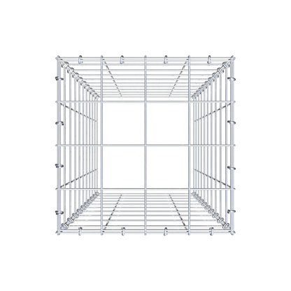 Anbaugabione Typ 3 100 cm x 40 cm x 40 cm (L x H x T), Maschenweite 10 cm x 10 cm, C-Ring