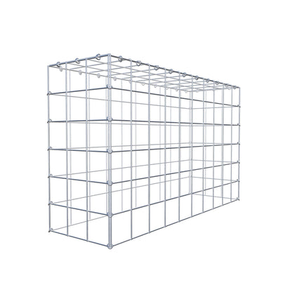 Mounted gabion type 3 100 cm x 60 cm x 30 cm (L x H x D), mesh size 10 cm x 10 cm, C-ring
