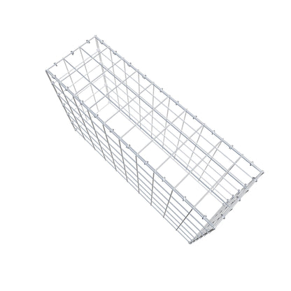 Mounted gabion type 3 100 cm x 60 cm x 30 cm (L x H x D), mesh size 10 cm x 10 cm, C-ring