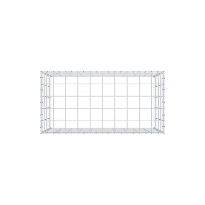 Mounted gabion type 3 100 cm x 60 cm x 50 cm (L x H x D), mesh size 10 cm x 10 cm, C-ring