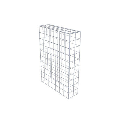 Typ 3 påbyggnadsgabion 100 cm x 70 cm x 20 cm (L x H x D), maskstorlek 10 cm x 10 cm, C-ring