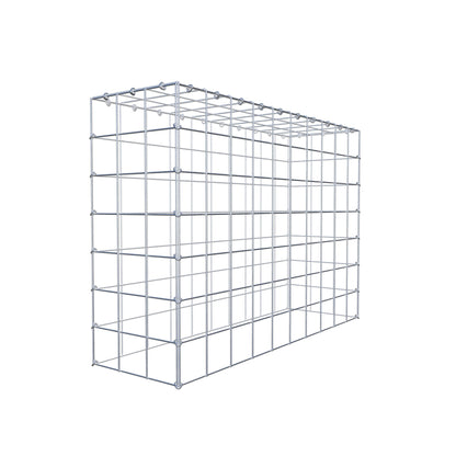 Typ 3 påbyggnadsgabion 100 cm x 70 cm x 30 cm (L x H x D), maskstorlek 10 cm x 10 cm, C-ring