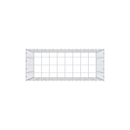 Anbaugabione Typ 3 100 cm x 80 cm x 40 cm (L x H x T), Maschenweite 10 cm x 10 cm, C-Ring