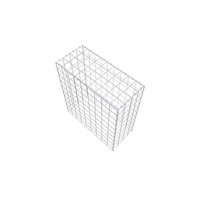 Typ 3 påbyggnadsgabion 100 cm x 90 cm x 40 cm (L x H x D), maskstorlek 10 cm x 10 cm, C-ring