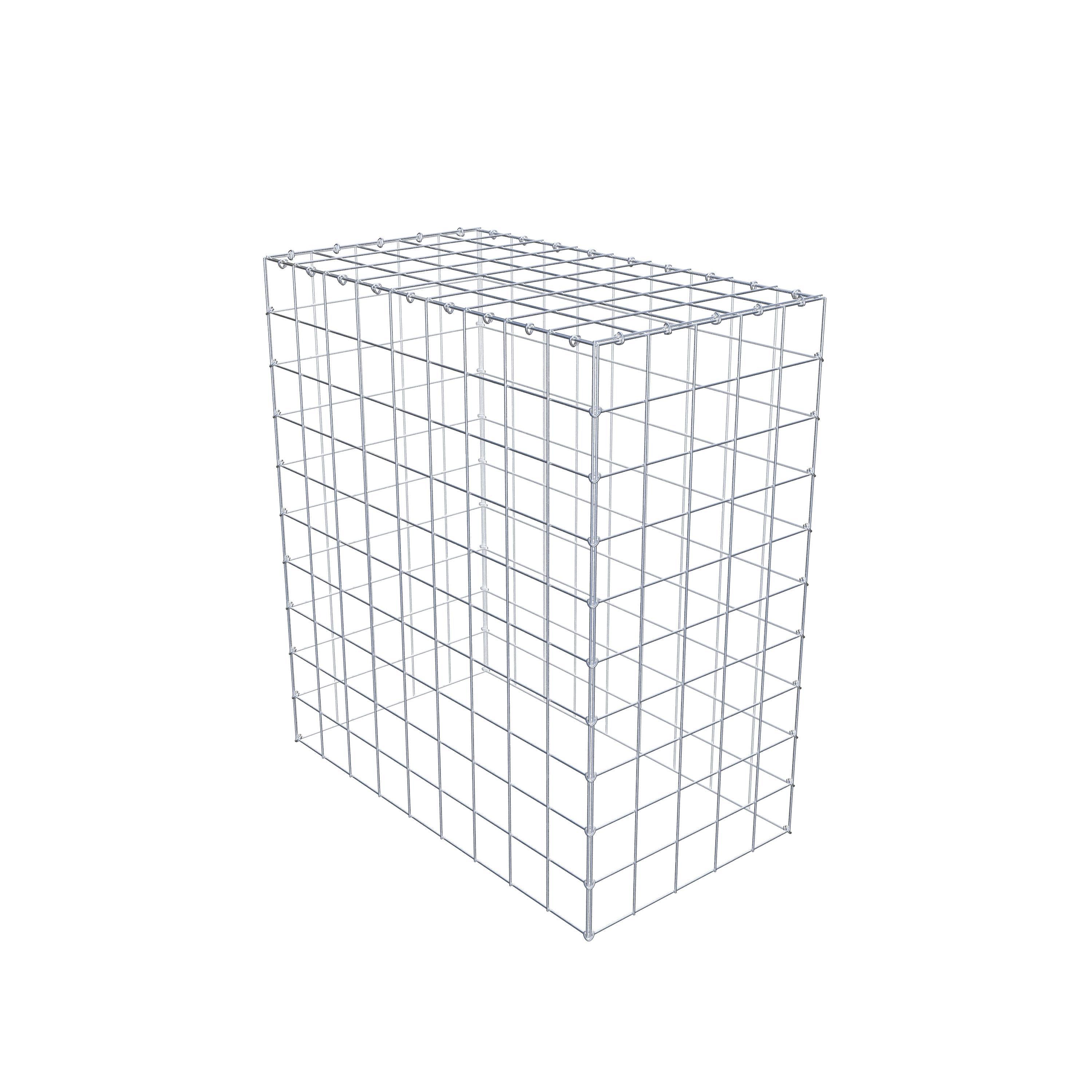 Mounted gabion type 3 100 cm x 90 cm x 50 cm (L x H x D), mesh size 10 cm x 10 cm, C-ring