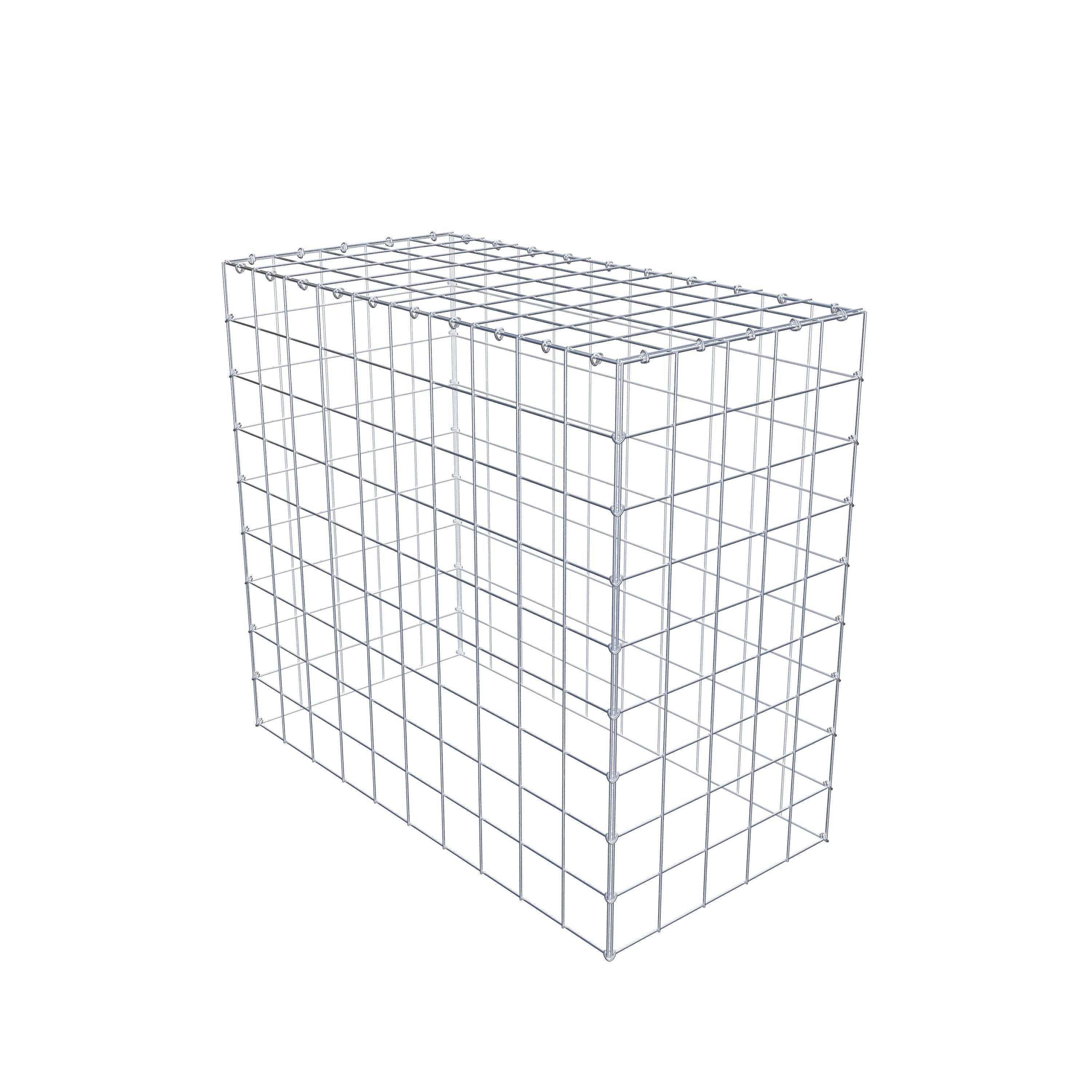 Mounted gabion type 3 100 cm x 90 cm x 50 cm (L x H x D), mesh size 10 cm x 10 cm, C-ring