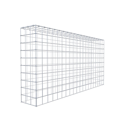 Opzetpaal type 3 200 cm x 100 cm x 30 cm (L x H x D), maaswijdte 10 cm x 10 cm, C-ring