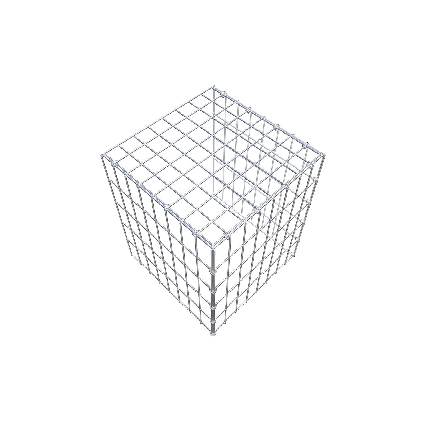 Extra gabion typ 4 50 cm x 40 cm x 40 cm (L x H x D), maskstorlek 5 cm x 10 cm, C-ring