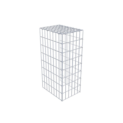 Tilläggspåle typ 4 80 cm x 40 cm x 30 cm (L x H x D), maskstorlek 5 cm x 10 cm, C-ring