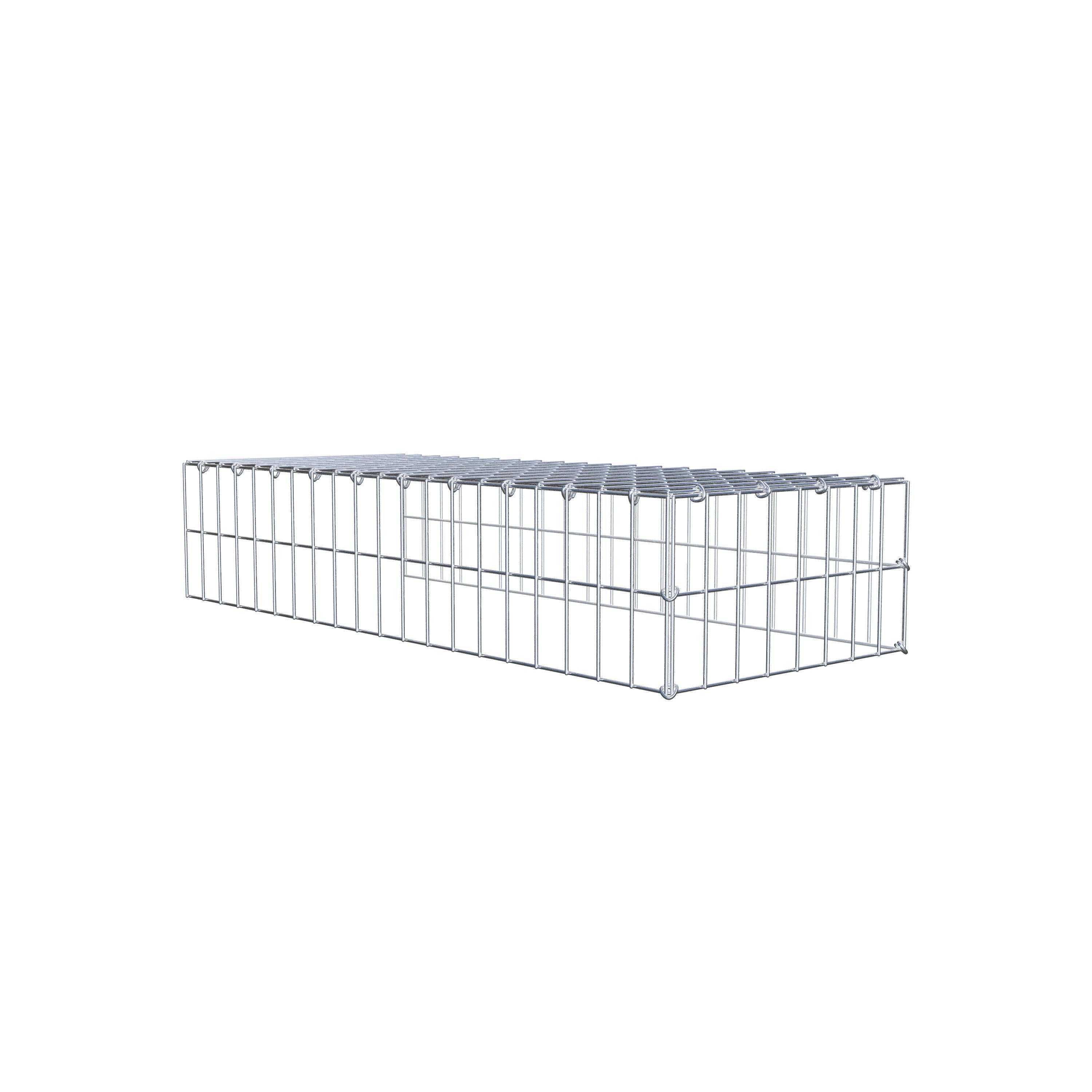 Pile aggiuntivo tipo 4 100 cm x 20 cm x 40 cm (L x H x P), maglia 5 cm x 10 cm, anello a C