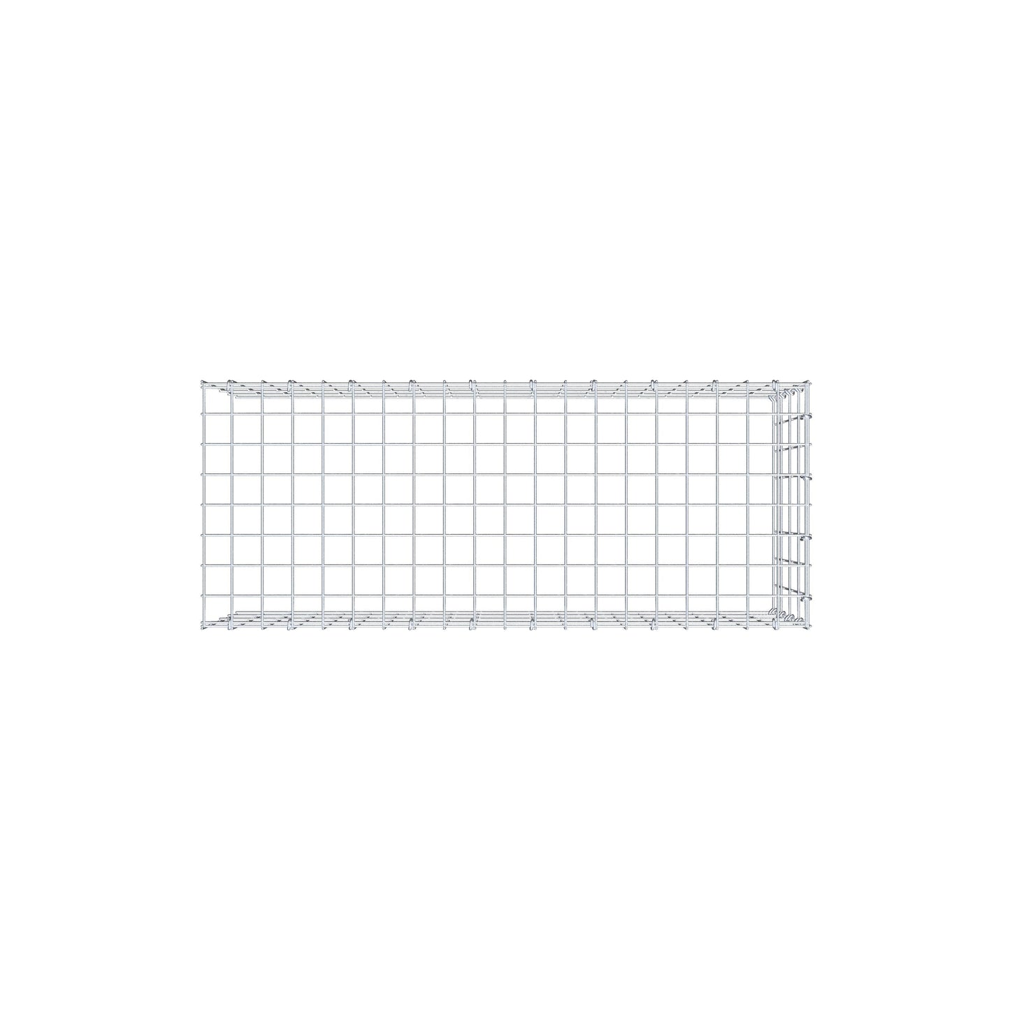Pile aggiuntivo tipo 4 100 cm x 40 cm x 40 cm (L x H x P), maglia 5 cm x 10 cm, anello a C