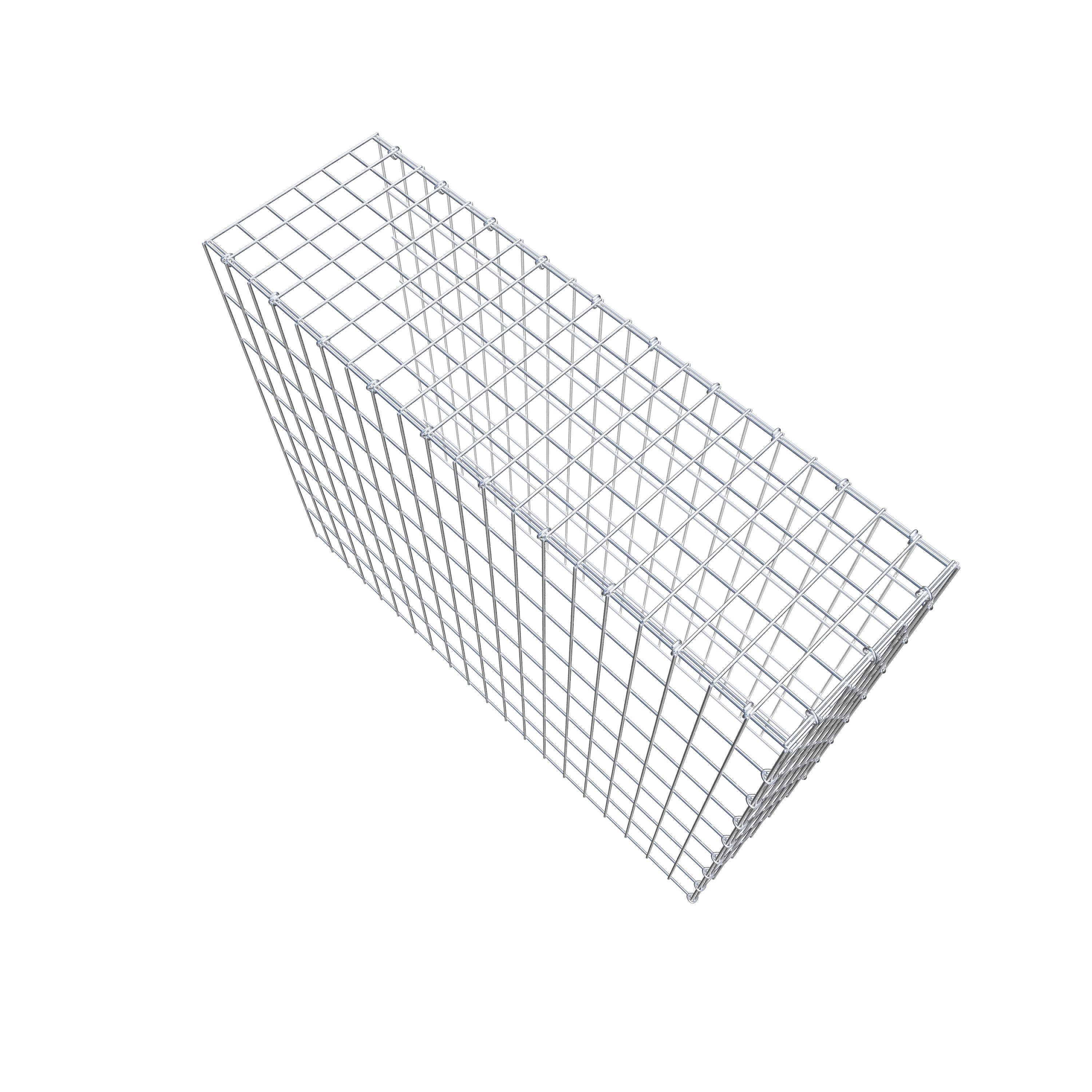 Anbaugabione Typ 4 100 cm x 80 cm x 30 cm (L x H x T), Maschenweite 5 cm x 10 cm, C-Ring