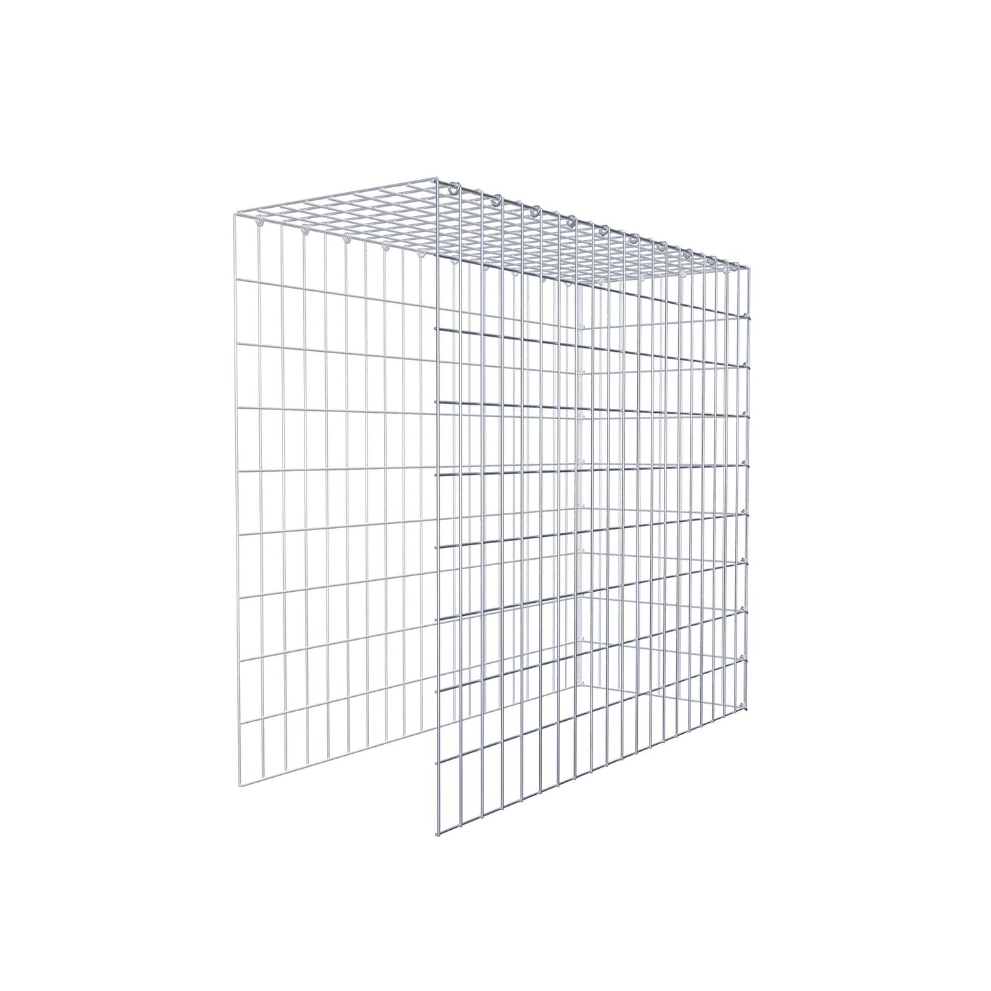 Extra gabion typ 4 100 cm x 90 cm x 40 cm (L x H x D), maskstorlek 5 cm x 10 cm, C-ring