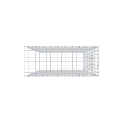 Anbaugabione Typ 4 200 cm x 100 cm x 40 cm (L x H x T), Maschenweite 5 cm x 10 cm, C-Ring