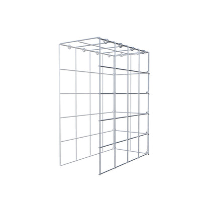 Fourche rapportée type 4 50 cm x 40 cm x 20 cm (L x H x P), mailles 10 cm x 10 cm, anneau C