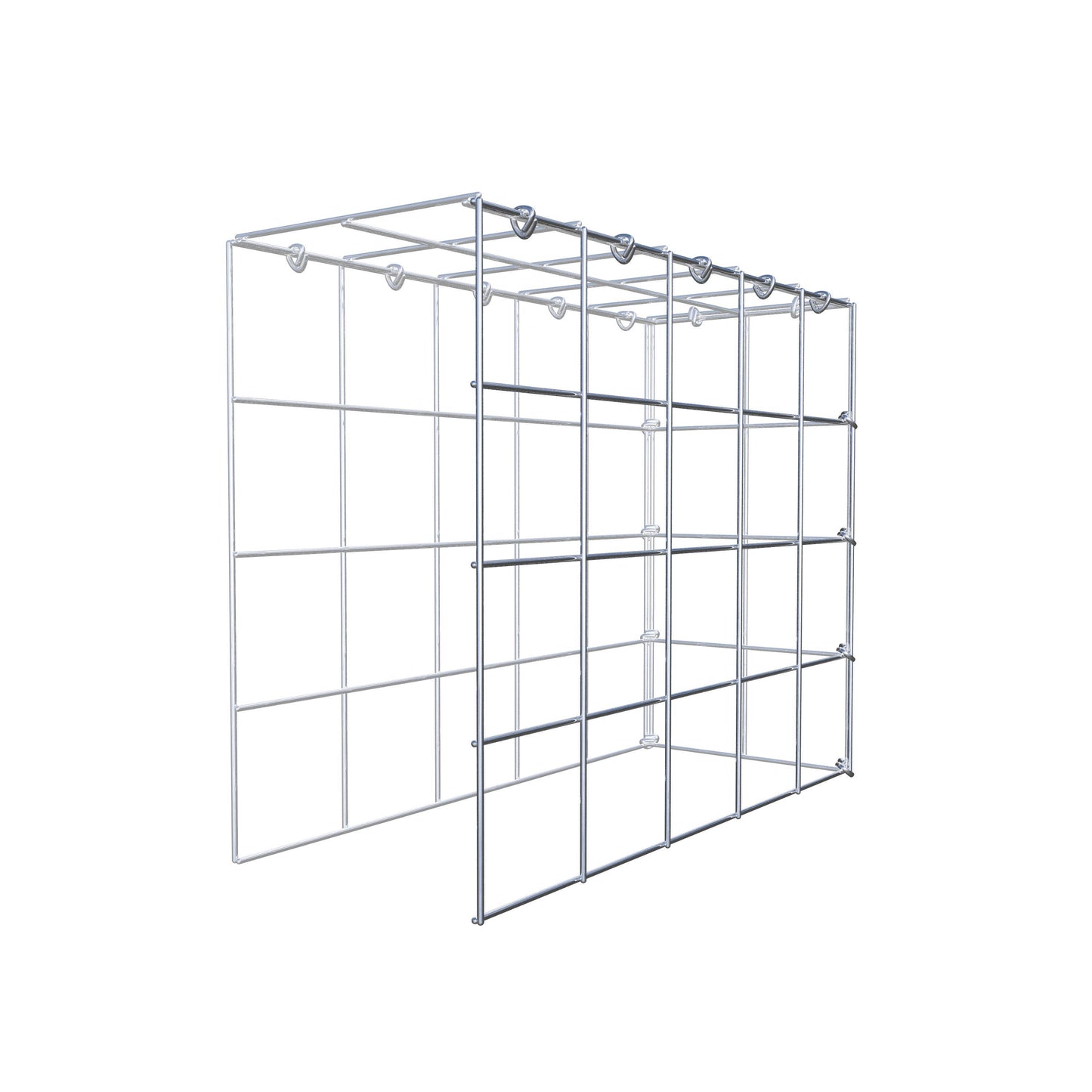 Fourche rapportée type 4 50 cm x 40 cm x 20 cm (L x H x P), mailles 10 cm x 10 cm, anneau C