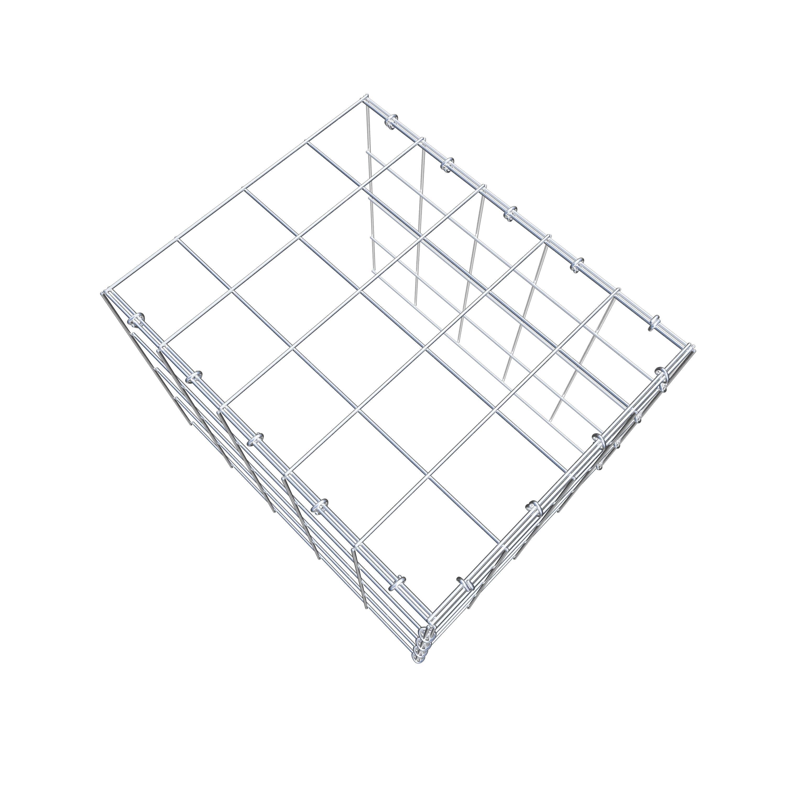 Anbaugabione Typ 4 50 cm x 40 cm x 40 cm (L x H x T), Maschenweite 10 cm x 10 cm, C-Ring