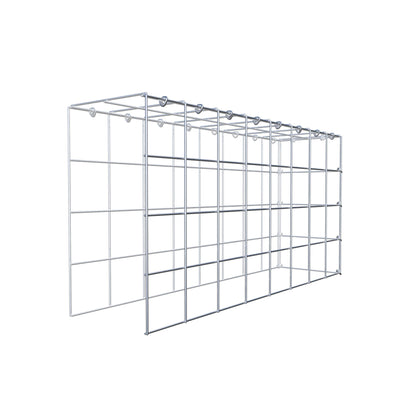 Toegevoegde pool type 4 80 cm x 40 cm x 20 cm (L x H x D), maaswijdte 10 cm x 10 cm, C-ring