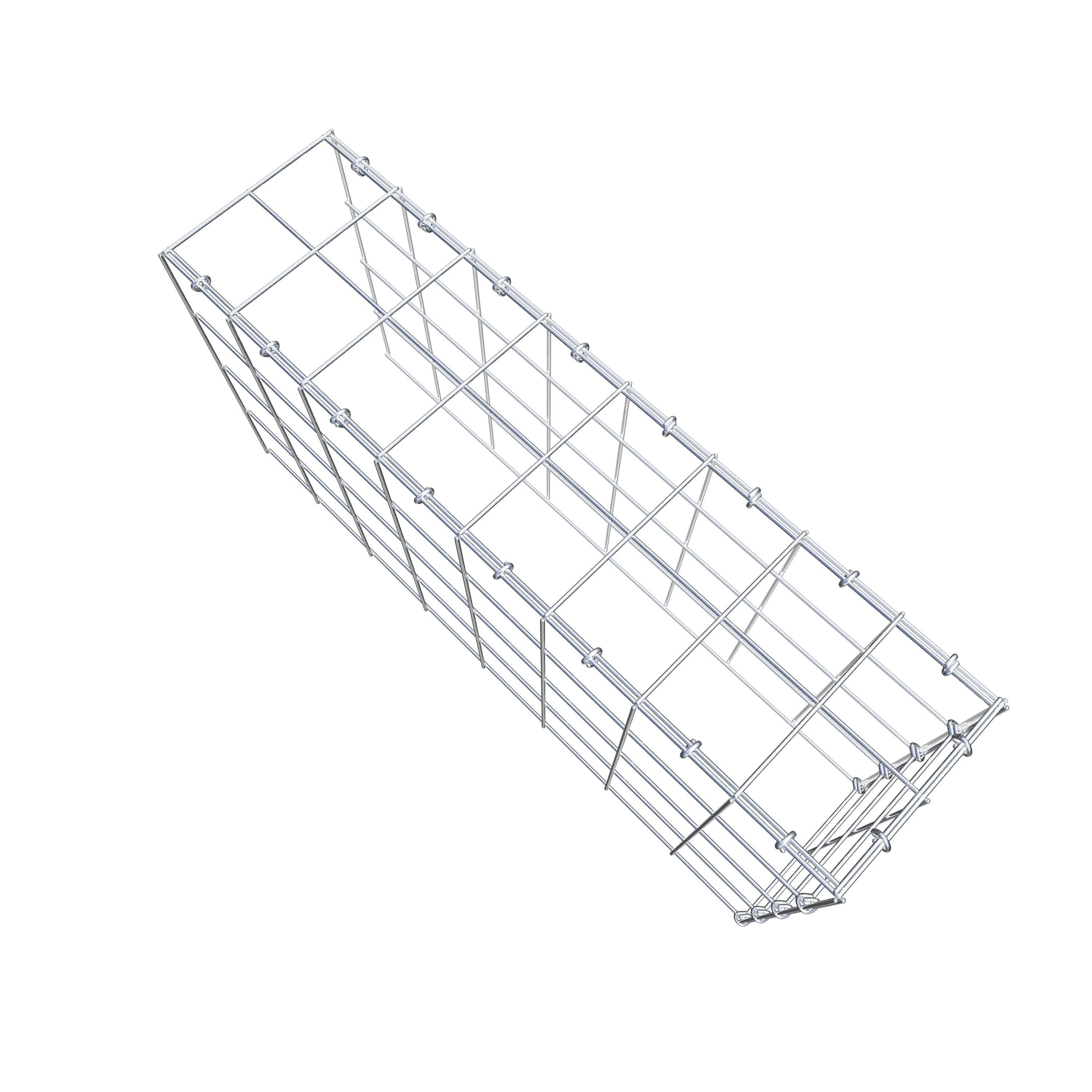 Pile aggiuntivo tipo 4 80 cm x 40 cm x 20 cm (L x H x P), maglia 10 cm x 10 cm, anello a C