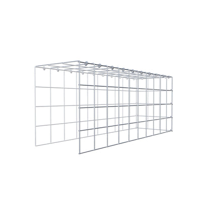 Gabbione aggiuntivo tipo 4 100 cm x 40 cm x 30 cm (L x A x P), maglia 10 cm x 10 cm, anello a C