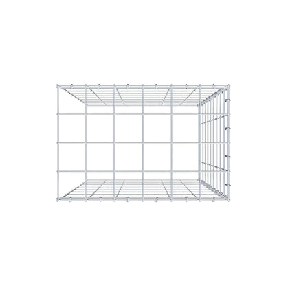 Anbaugabione Typ 4 100 cm x 60 cm x 40 cm (L x H x T), Maschenweite 10 cm x 10 cm, C-Ring