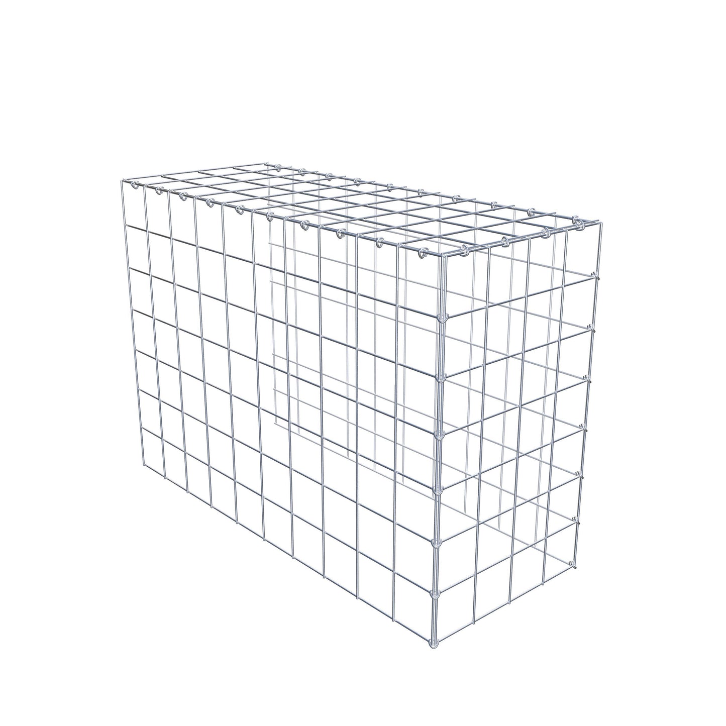 Fourche rapportée type 4 100 cm x 70 cm x 40 cm (L x H x P), mailles 10 cm x 10 cm, anneau C