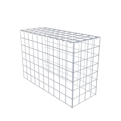 Fourche rapportée type 4 100 cm x 70 cm x 40 cm (L x H x P), mailles 10 cm x 10 cm, anneau C