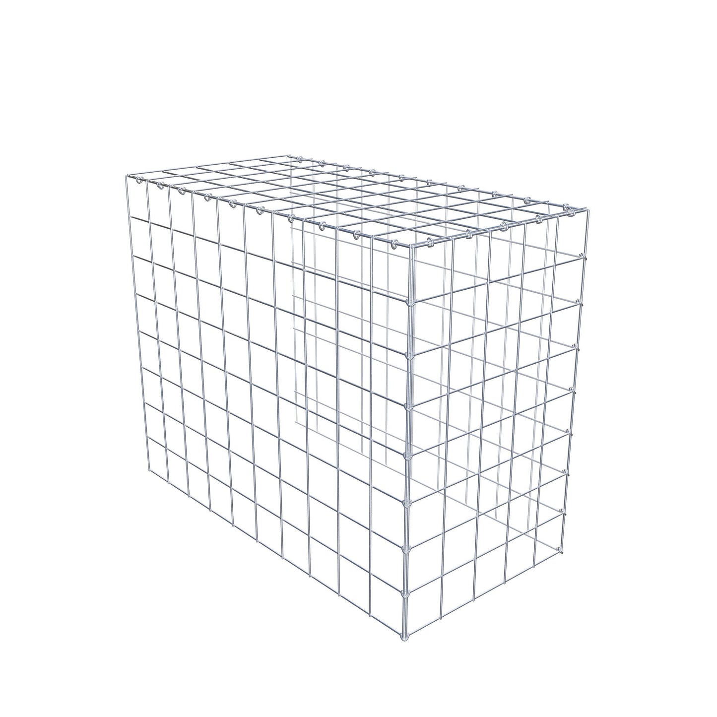 Fourche rapportée type 4 100 cm x 80 cm x 50 cm (L x H x P), mailles 10 cm x 10 cm, anneau C