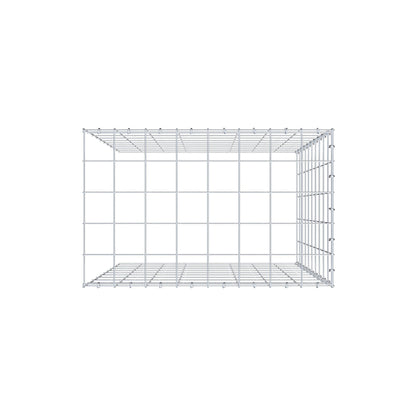 Fourche rapportée type 4 100 cm x 80 cm x 50 cm (L x H x P), mailles 10 cm x 10 cm, anneau C