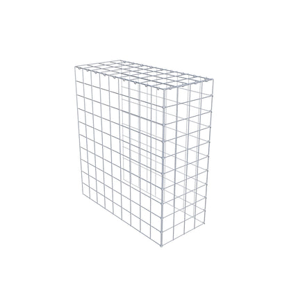 Extra gabion typ 4 100 cm x 90 cm x 40 cm (L x H x D), maskstorlek 10 cm x 10 cm, C-ring