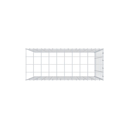 Extra gabion typ 4 100 cm x 90 cm x 40 cm (L x H x D), maskstorlek 10 cm x 10 cm, C-ring