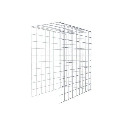 Extra gabion typ 4 100 cm x 90 cm x 50 cm (L x H x D), maskstorlek 10 cm x 10 cm, C-ring