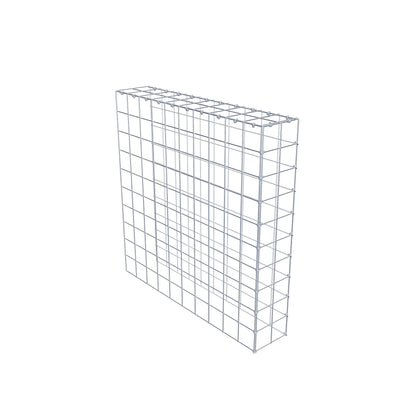 Mounted gabion type 4 100 cm x 100 cm x 20 cm (L x H x D), mesh size 10 cm x 10 cm, C-ring