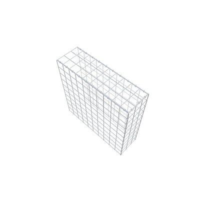 Monteret gabion type 4 100 cm x 100 cm x 30 cm (L x H x D), maskestørrelse 10 cm x 10 cm, C-ring