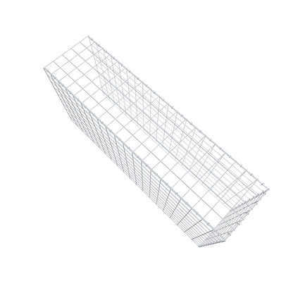 Extra gabion typ 4 200 cm x 100 cm x 50 cm (L x H x D), maskstorlek 10 cm x 10 cm, C-ring