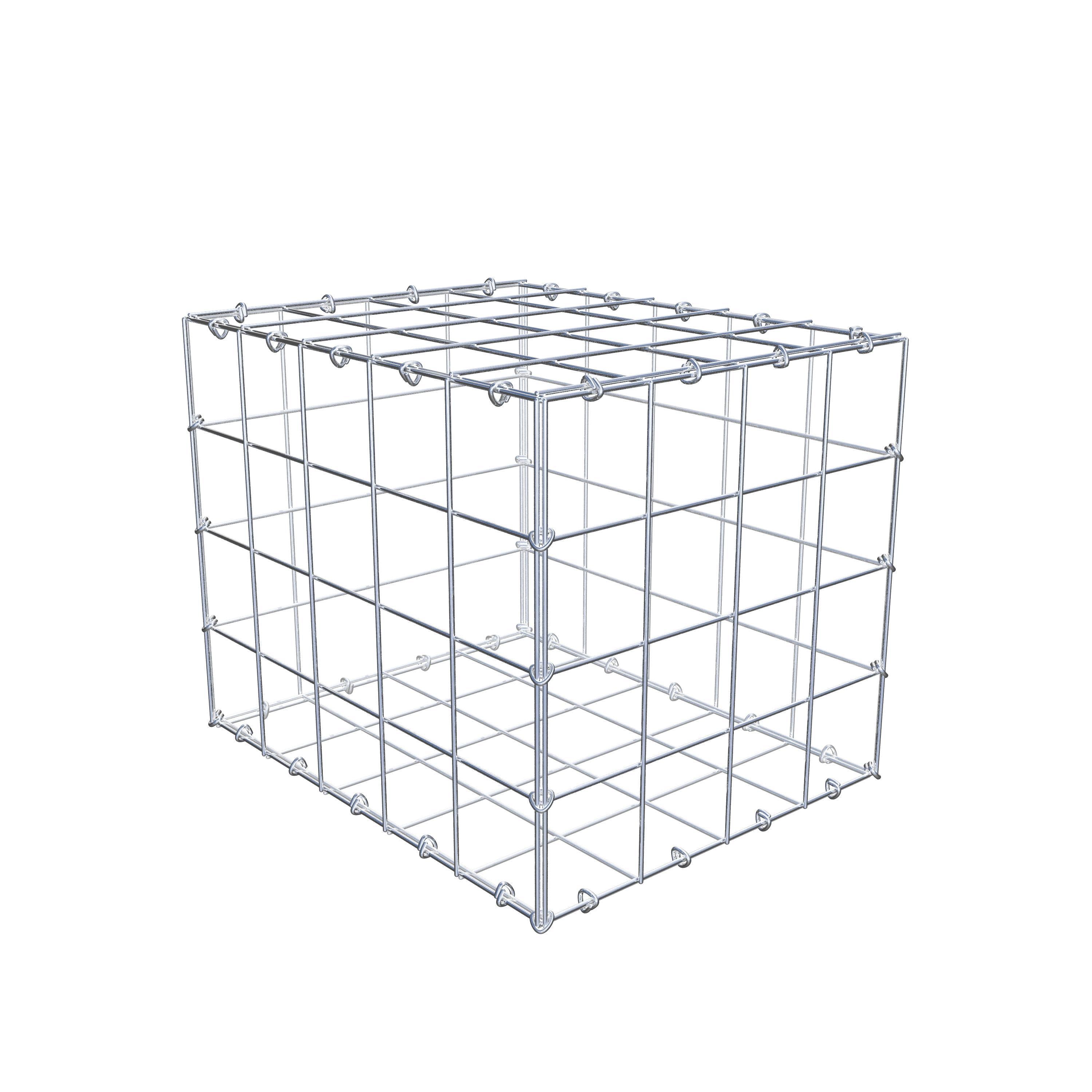 Gabion 50 cm x 40 cm x 40 cm (L x H x D), maskestørrelse 10 cm x 10 cm, C-ring