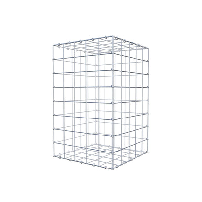 Gabion 80 cm x 50 cm x 50 cm (L x H x D), mesh size 10 cm x 10 cm, C-ring